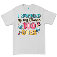 Dove Grey i sparkled my way through 100 days Premium Tee - MaliasSmallBusiness