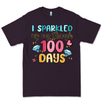Plum i sparkled my way through 100 days Premium Tee - MaliasSmallBusiness