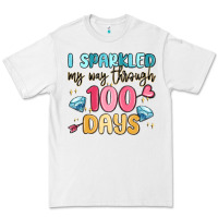 White i sparkled my way through 100 days Premium Tee - MaliasSmallBusiness