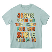 Arona jesus loves me this i know for the bible tells me Heavy Core Tee - MaliasSmallBusiness