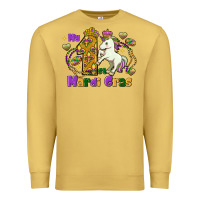 Antique Gold my first mardi gras unicorn Premium Sweatshirt - FaDigitalArtStudio