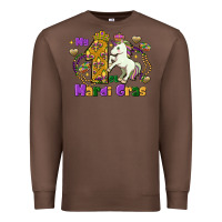 Chestnut my first mardi gras unicorn Premium Sweatshirt - FaDigitalArtStudio