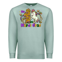 Seafoam my first mardi gras unicorn Premium Sweatshirt - FaDigitalArtStudio