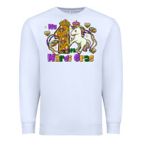 White my first mardi gras unicorn Premium Sweatshirt - FaDigitalArtStudio