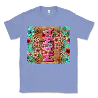 Colony Blue floral mama Classic Tee - LillyAllenDesigns
