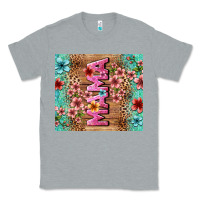 Heather Grey floral mama Classic Tee - LillyAllenDesigns