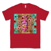 Red floral mama Classic Tee - LillyAllenDesigns