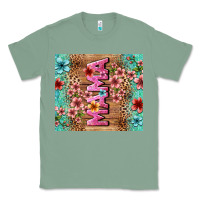 Sage floral mama Classic Tee - LillyAllenDesigns