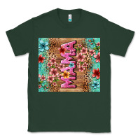 Sports Green floral mama Classic Tee - LillyAllenDesigns
