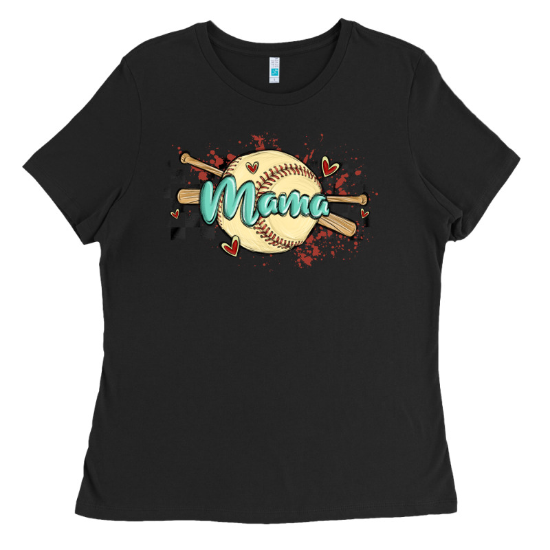Softball Mama Ladies Tee by MaliasSmallBusiness | Teevron