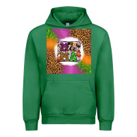 Emerald halloween cow mama Urban Hoodie - LillyAllenDesigns