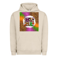 Pigment French Oak halloween cow mama Urban Hoodie - LillyAllenDesigns
