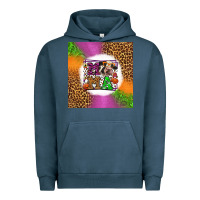 Pigment Midnight Navy halloween cow mama Urban Hoodie - LillyAllenDesigns