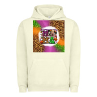 Pigment Pistachio halloween cow mama Urban Hoodie - LillyAllenDesigns