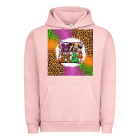 Pigment Salmon halloween cow mama Urban Hoodie - LillyAllenDesigns