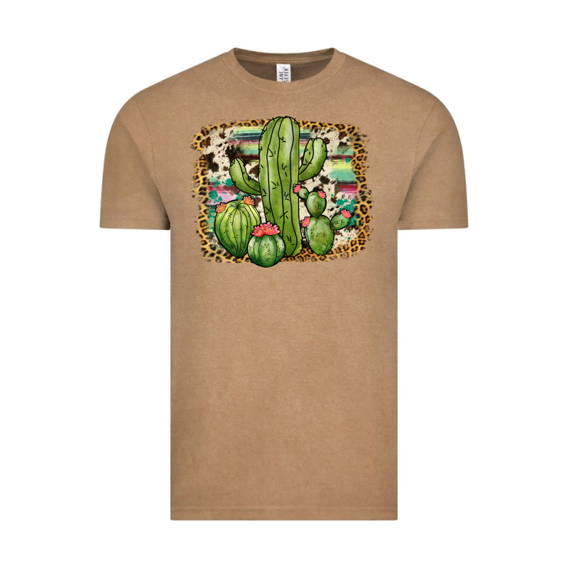 Serape Cowhide Cactus Vintage Tee by JahusDesignShop | Teevron