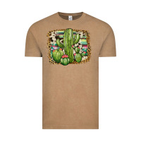 Vintage Coffee serape cowhide cactus Vintage Tee - JahusDesignShop