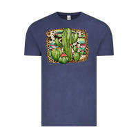 Vintage Denim serape cowhide cactus Vintage Tee - JahusDesignShop