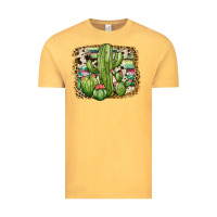 Vintage Mustard serape cowhide cactus Vintage Tee - JahusDesignShop