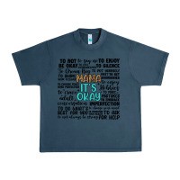 Midnight Navy mama it s okay Urban Heavy Tee - Artiststas