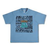 Pebble Blue mama it s okay Urban Heavy Tee - Artiststas