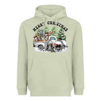 Matcha merry christmas gnomies Heavyweight Hoodie - FaDigitalArtStudio