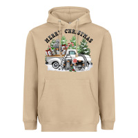 Mushroom merry christmas gnomies Heavyweight Hoodie - FaDigitalArtStudio