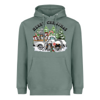 Sage merry christmas gnomies Heavyweight Hoodie - FaDigitalArtStudio