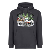 Smoke merry christmas gnomies Heavyweight Hoodie - FaDigitalArtStudio