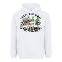 White merry christmas gnomies Heavyweight Hoodie - FaDigitalArtStudio