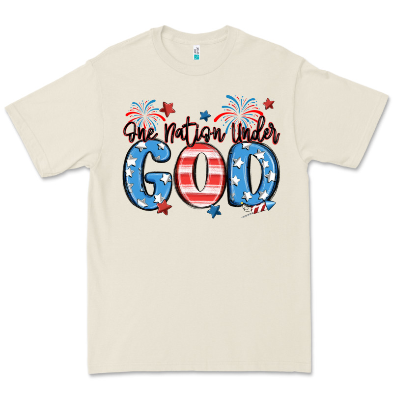 One Nation Under God Premium Tee by MaliasSmallBusiness | Teevron