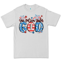 Dove Grey one nation under god Premium Tee - MaliasSmallBusiness