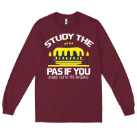 Burgundy Study the past if you would define the future shi Long Sleeve Tee - Bettercallsaul
