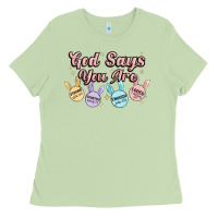 Matcha god says you are easter Ladies Tee - MaliasSmallBusiness