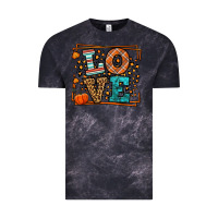 Cloud Black Fall Autumn Leopard Love Vintage Tee - LillyAllenDesigns