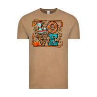 Vintage Coffee Fall Autumn Leopard Love Vintage Tee - LillyAllenDesigns