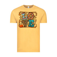 Vintage Mustard Fall Autumn Leopard Love Vintage Tee - LillyAllenDesigns