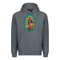 Rock Our Lady Of Guadalupe Gemstone Sunflowers Premium Hoodie - FaDigitalArtStudio