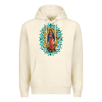 Sandshell Our Lady Of Guadalupe Gemstone Sunflowers Premium Hoodie - FaDigitalArtStudio