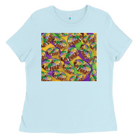 Baby Blue mardi gras king cake Ladies Tee - RanaPortraitStore
