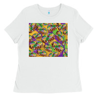 White mardi gras king cake Ladies Tee - RanaPortraitStore