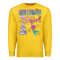 Lemon Birthday Girl 9 Premium Sweatshirt - BundleAndBundleShop