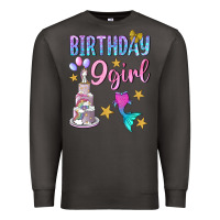 Smoke Birthday Girl 9 Premium Sweatshirt - BundleAndBundleShop
