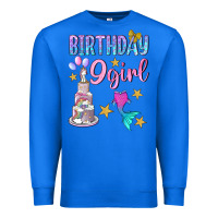 True Royal Birthday Girl 9 Premium Sweatshirt - BundleAndBundleShop