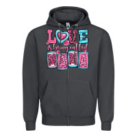 Smoke love is being called mama Zipper Hoodie - OliviaCreatesArt