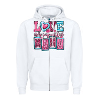 White love is being called mama Zipper Hoodie - OliviaCreatesArt