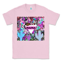 Bubblegum Pink mama cowboy western animal pattern neon Classic Tee - LillyAllenDesigns