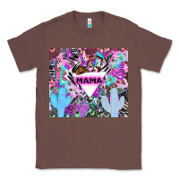 Chestnut mama cowboy western animal pattern neon Classic Tee - LillyAllenDesigns