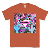 Copper mama cowboy western animal pattern neon Classic Tee - LillyAllenDesigns