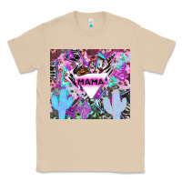 Mushroom mama cowboy western animal pattern neon Classic Tee - LillyAllenDesigns